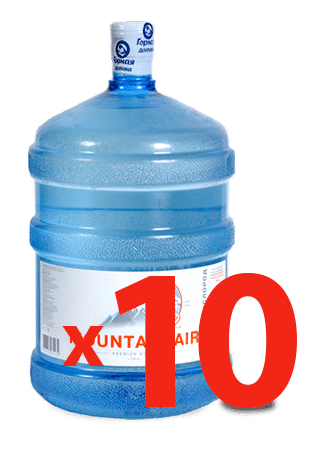 10 бутылей Вода Mountain Air 19л