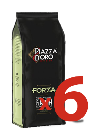 Кофе в зернах Piazza D'Oro Forza, 6 кг — пачка в подарок!