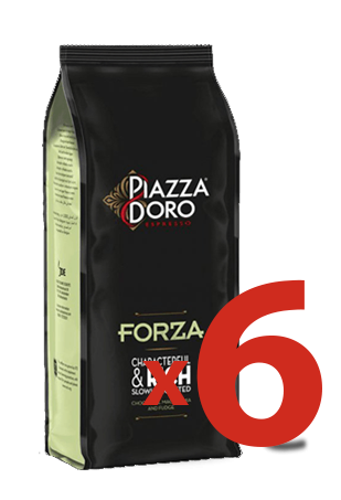 Кофе в зернах Piazza D'Oro Forza, 6 кг — пачка в подарок!